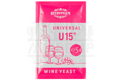 Винные дрожжи Beervingem "Universal U15", 5 г - фото 7650