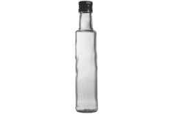 Бутылка стеклянная "Дорика" с пробкой - фото 8164