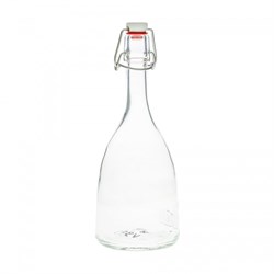 Бутылка стеклянная "Бабл", с бугельной пробкой - фото 8173
