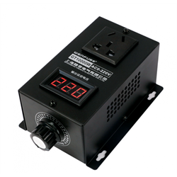 Регулятор напряжения цифровой 10 кВт  /ручной (крутилка) - фото 8480