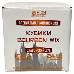 Кубики дубовые «Bourbon Mix» (смесь обжигов) коробочка, 40 гр 3359 - фото 8661