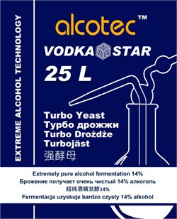 Дрожжи Alcotec Vodka Star Turbo 3787 - фото 9486