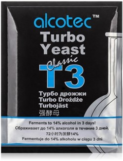 Дрожжи ALCOTEC Classic T3 TURBO 3788 - фото 9487