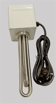 ТЭН 2,5 квт с фланцем 2"и терморегулятором 3884