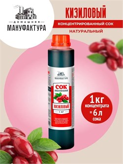 Концентрированный сок Домашняя Мануфактура "Кизиловый" 3943